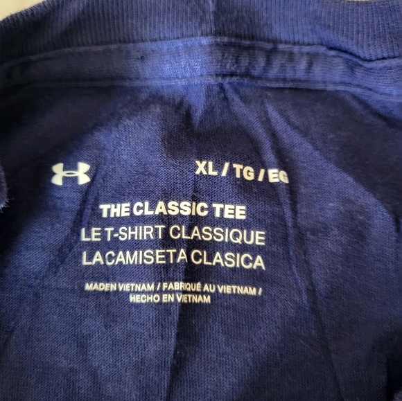 Under Armour Women's Short Sleeve Tee in Purple, Size XL - Picture 4 of 4